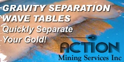 Micron Mill Wave Tables, assay supplies, concentrators, impact mills, technical books & more!