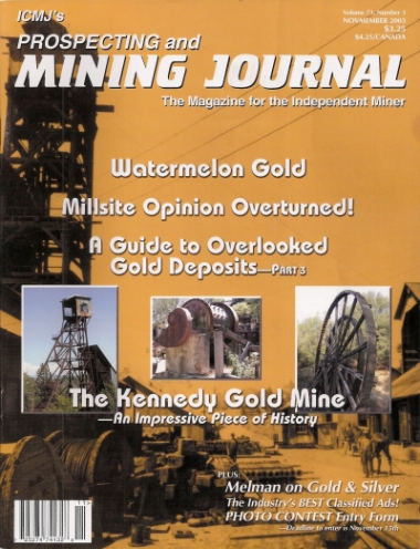 November 2003 (Vol. 73, No. 3)